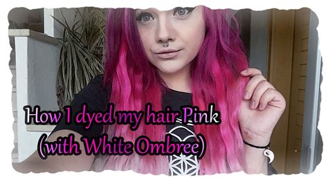 🌸how I Dyed My Hair Pink🌸 Youtube