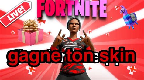 Live FORTNITE A 100 Abo J Offre Un Skin YouTube