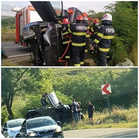 Grav Accident In Scorteni Dupa Ce O Masina S A Rasturnat Doua