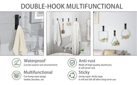 Amazon Pickpiff 6 Pack Self Adhesive Hooks For Towel Coat Robe