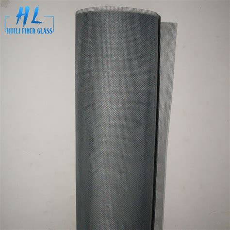 1m Wide Grey 1414 Mesh Hole Fiberglass Window Screen China Wuqiang