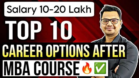 Top Career Options After Mba High Salary Jobs After Mba By Sunil