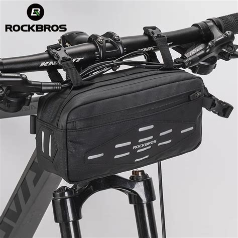 Rockbros Bolsa Frontal Para Manillar De Bicicleta Cesta Para Cuadro