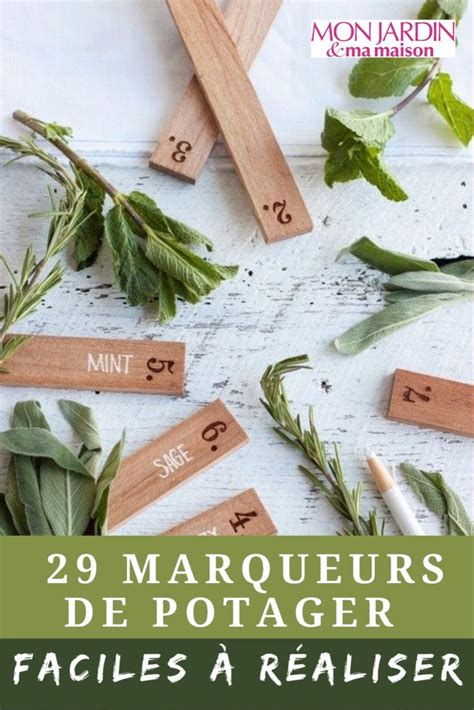 DIY 30 marqueurs de potager faciles à réaliser Vidéo Vidéo