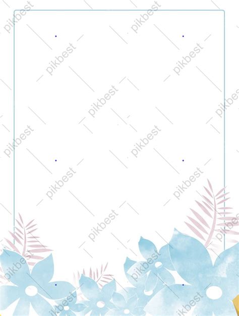 Blue Watermark Flower Background Image Backgrounds | PSD Free Download - Pikbest