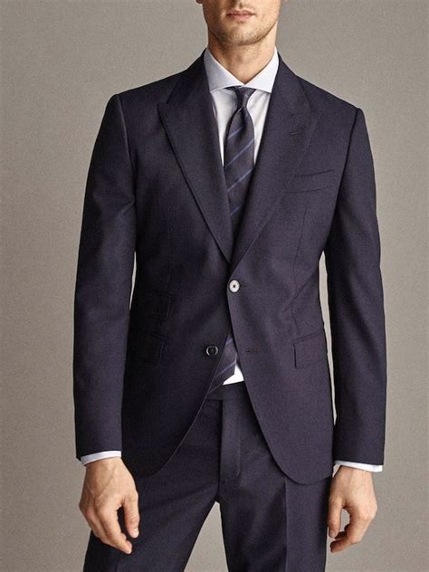 Suits Collection Men Massimo Dutti Slim Fit Massimo Dutti Blazer