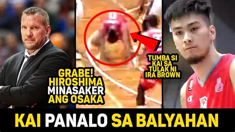 Kai Sotto Panalo Sa Balyahan Grabe Hiroshima Dragonflies Minasaker Ang Osaka Evessa Youtube