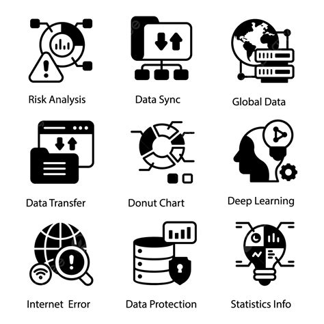 전자 상거래 데이터베이스 및 데이터 통계 가득 아이콘 팩 데이터 보호 통계 Png 일러스트 및 벡터 에 대한 무료 다운로드 Pngtree
