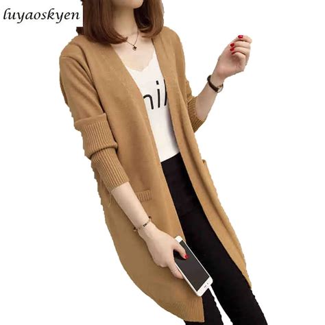 2018 Spring Autumn Women Cashmere Cardigan Casual Poncho Plus Size