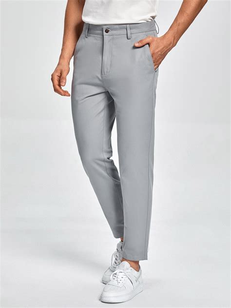 Men Solid Tailored Pants | Boys dressing style, Mens pants, Tailored pants