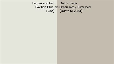 Farrow And Ball Pavilion Blue Vs Dulux Trade Green Raft River