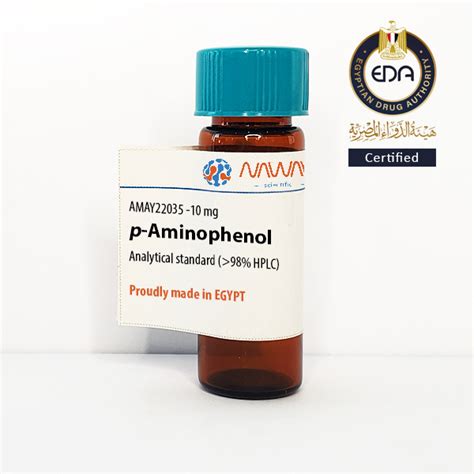 p-Aminophenol Reference Material | Nawah Scientific Standards