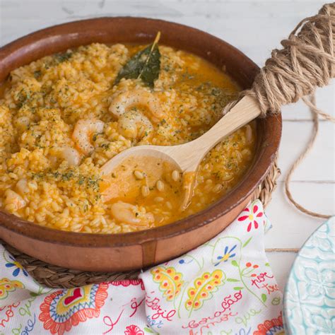 Arroz Caldoso Con Gambas Receta En Thermomix Mandarinas En Mi Cocina