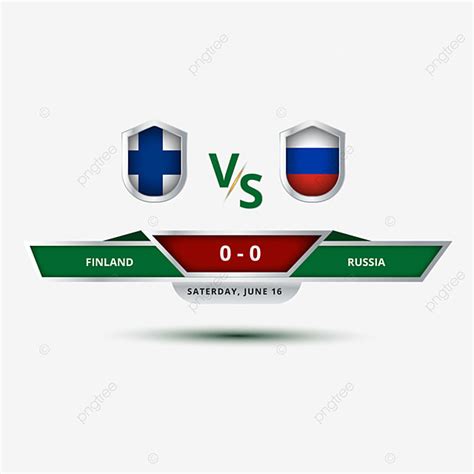 Transmissão Do Placar Da Partida De Futebol Da Copa Do Euro Vs Russia