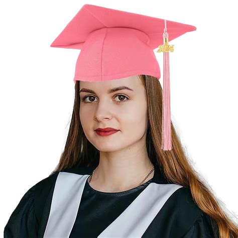 Fulijie Graduation Cap With 2024 Tassel Black Graduation Cap Tassel For Graduation Cap 2024 For