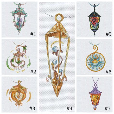 Fantasy Cross Stitch Magic Light 6 Pattern Fairy Embroidery Design