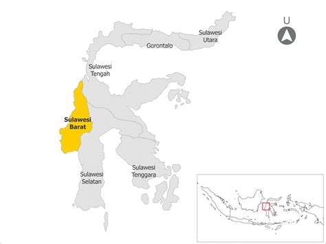 Gambar Peta Provinsi Sulawesi Selatan