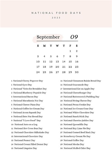 National Food Days Free Printable Calendar International Waffle