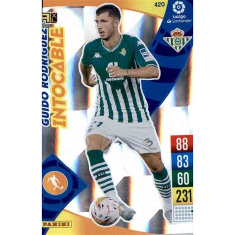 Oferta Cromos Guido Rodrigues Intocables Panini Adrenalyn Liga 2022