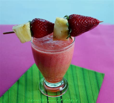 Frullato Drenante Vegan Fragola E Ananas