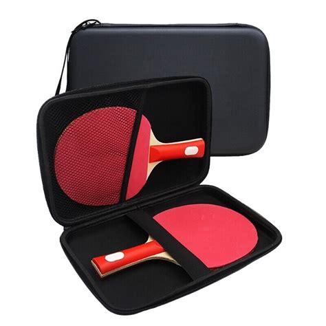 Portable Table Tennis Bag Waterproof Pingpong Paddle Storage Case Hard