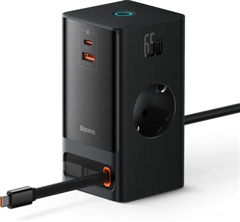 Baseus Gan Iii Caricatore Pd Con Cavo Usb C Da W Alimentatore