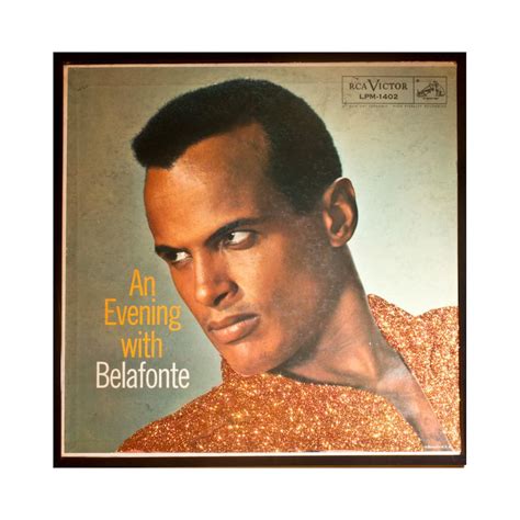 Glittered Harry Belafonte Album An Evening With Belafonte Etsy