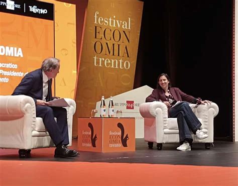 Fabio Tamburini Elly Schlein Al Festival Dell Economia Di Trento Dago