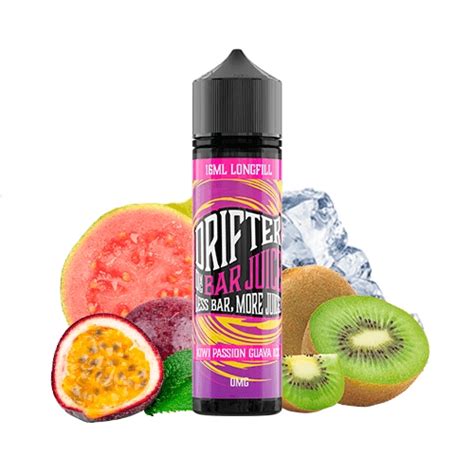 P Chu Juice Sauz Drifter Bar Shake And Vape Kiwi Passion Guava Ice