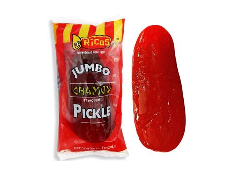 Ricos Jumbo Tiktok Red Pickle Cetriolo Gusto Camoscio 252g Usa Un