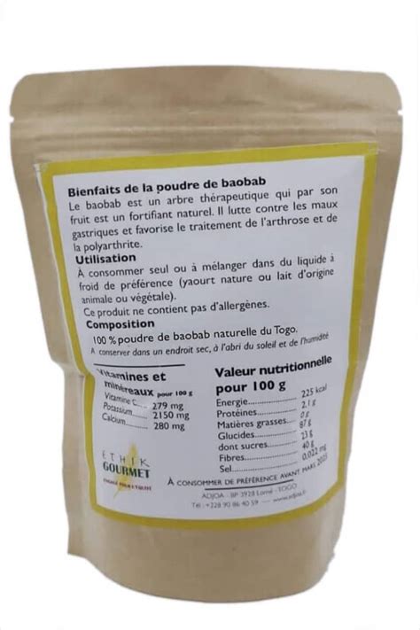 Poudre De Baobab 200 G