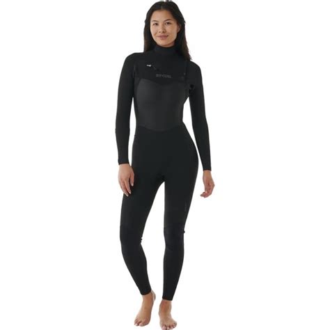 Rip Curl Dawn Patrol Chest Zip 4 3mm Black Traje De Neopreno De Mujer