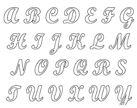 Letra Para Mural - Moldes de letras para mural | Lettering alphabet, Lettering, Letter ...