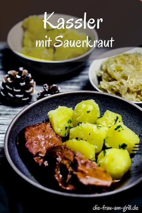 Kasslerbraten Mit Sauerkraut Und Klößen Kasseler Auf Cidre Sauerkraut