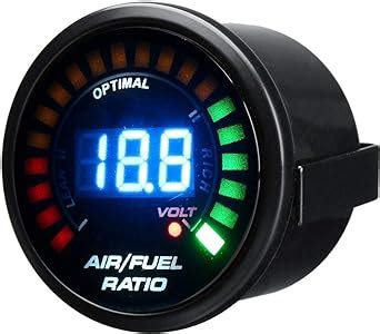 Jauge de Rapport Air Carburant 12V Voiture NuméRique à LED AFR