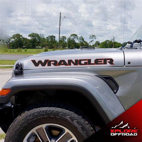 Jeep Wrangler Unlimited Hood Decals