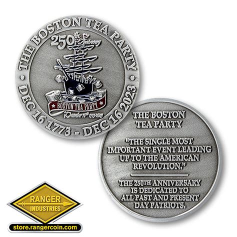 Boston Tea Party 250th Anniversary Coin – Ranger Coin Store