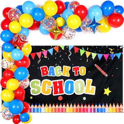 Buy Welcome To School Balloons Arch Garland Set Back To School Banner