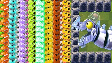 Pvz Challenge Best Pair Peashooter Level Vs Zombot Dinotronic