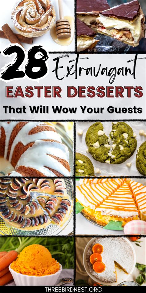 28 Extravagant Easter Desserts Recipes That Will Absolutely Wow Your Guests This Little Nest