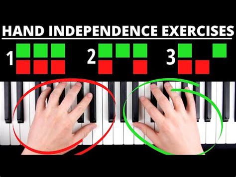 Piano Hand Independence Exercises (for Beginners) | Piano hands, Piano lessons for beginners ...