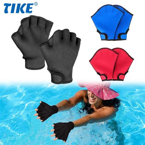 Swimming Gloves Aquatic Swimming Webbed Gloves Water Training Hands