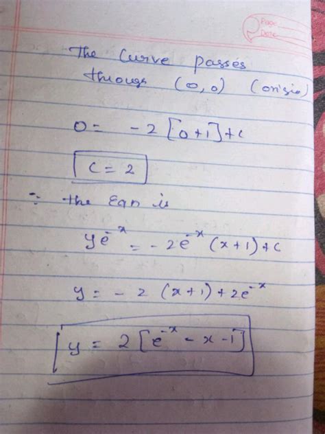 Ons Arbitrary OnStalll Section C 8M 6 The Slope Of The Tangent To