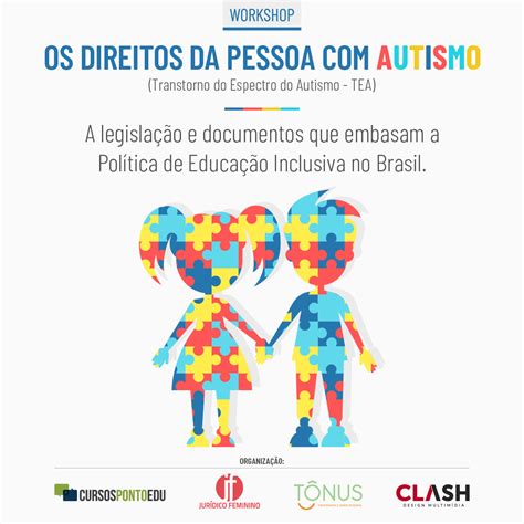 Workshop Os Direitos Da Pessoa Com Autismo Gratuito Dicas Bh