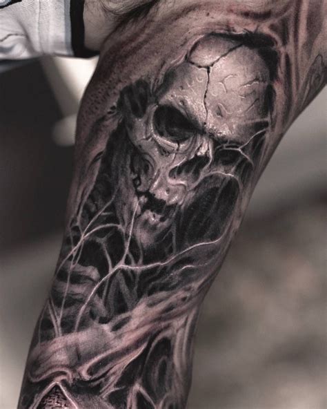 Skull Arm Tattoo Sleeve