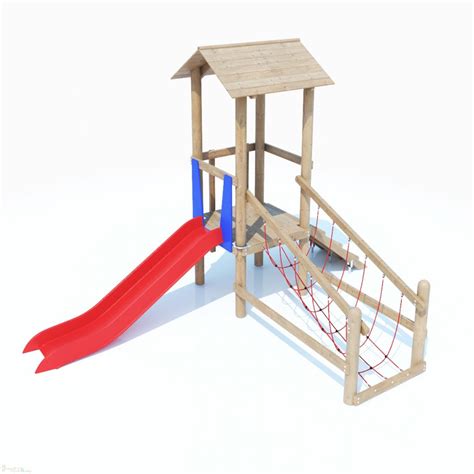 Jungle Gym King - Affordable - Wooden Jungle Gym