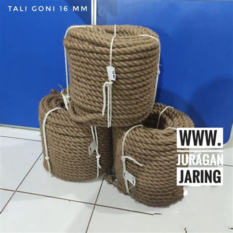 Jual Tali Tambang Goni Mm Manila Jute Sisal Dadung Besar Meter An