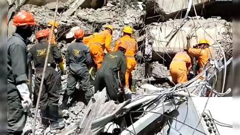 Building Collapses In Maharashtras Bhiwandi Three Killed So Far Many