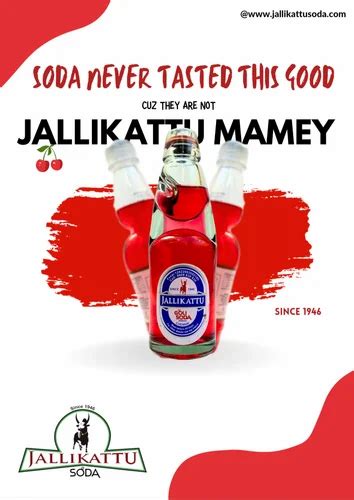 Fruit Drink Soft Drink 200ml Jallikattu Strawberry Goli Soda Liquid