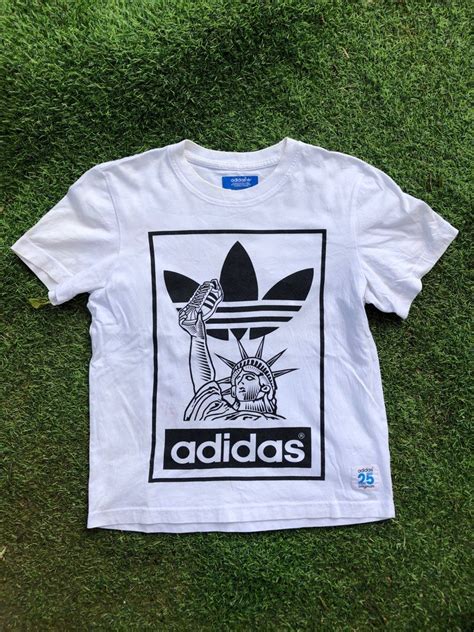 Adidas White Shirt Mens Fashion Tops And Sets Tshirts And Polo Shirts On Carousell